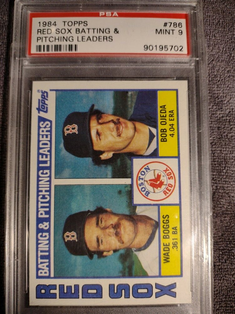 Auction Prices Realized Baseball Cards 1984 TOPPS Red Sox Batting &