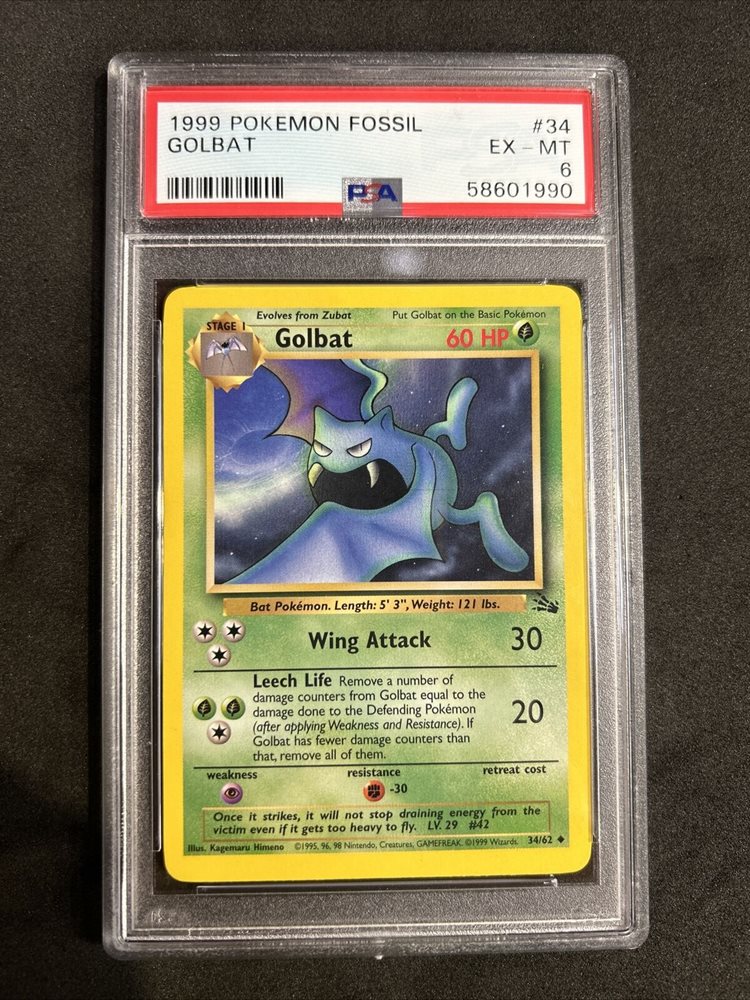 PSA10】ゴルバット 英語 34/62 golbat