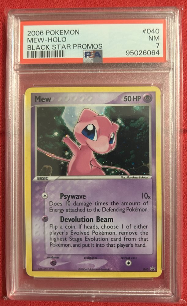 2006 mew pokemon card Mew Ex 88/92 - World Championship Series 2006 Promos - Pokemon Card TCG MP