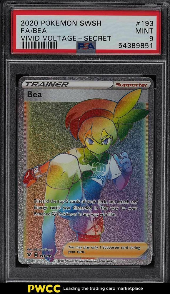pokemon vivid voltage secret rare cards Togekiss VMAX 191/185 Secret Rare Vivid Voltage Pokemon Card Near Mint main image 1