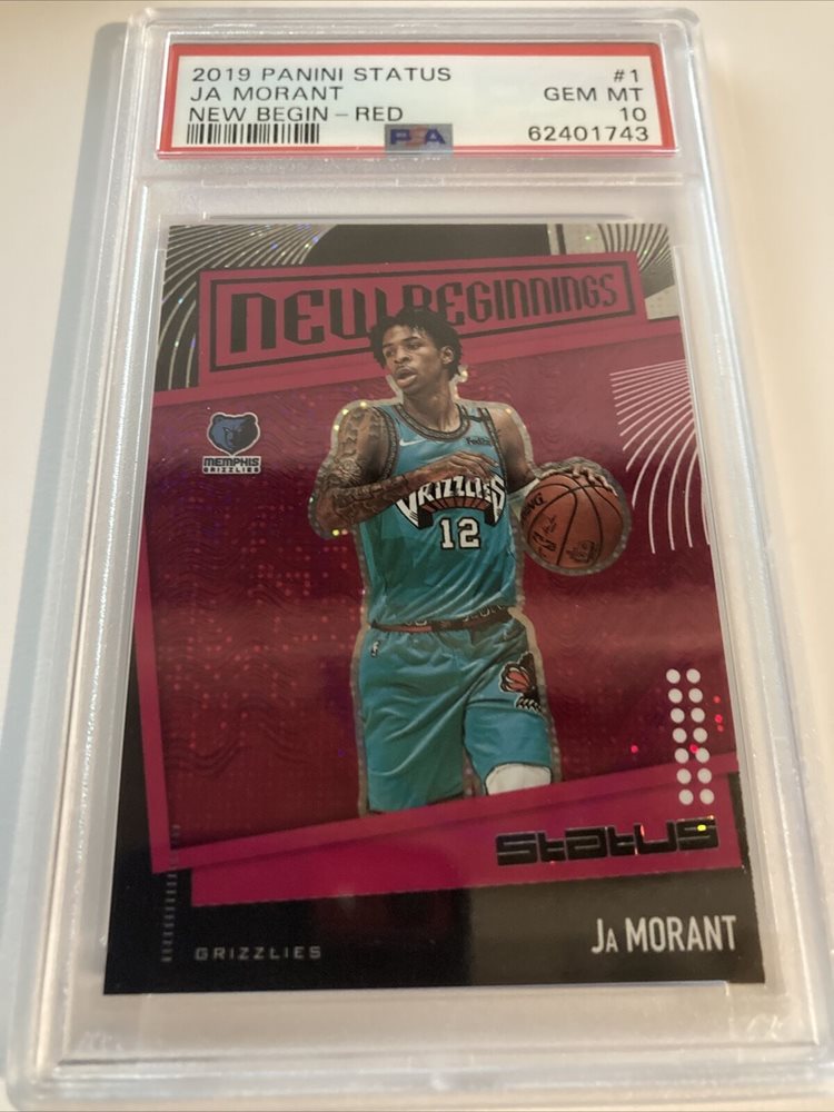 その他 ja morant new beginnings /49 gem mint 10 5 JA MORANT GRIZZLIES 2019 STATUS NEW BEGINNINGS RC PSA GEM