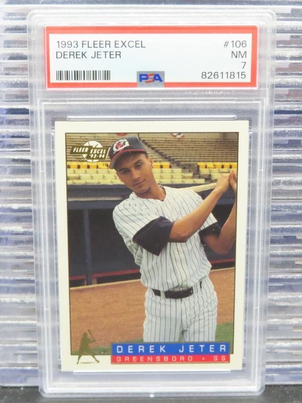 1993 デレク・ジータ　psa7 Derek Jeter RC 1993 Topps 1992 Draft Pick Card # 98 PSA 7 NM