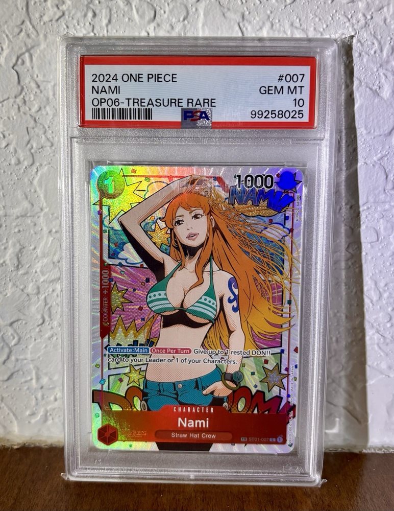 ワンピース カードゲーム 2024 ONE PIECE Nami TREASURE RARE PSA10 PSA10] Nami [English Version] (TR) {ST01-007} 1枚 (Used