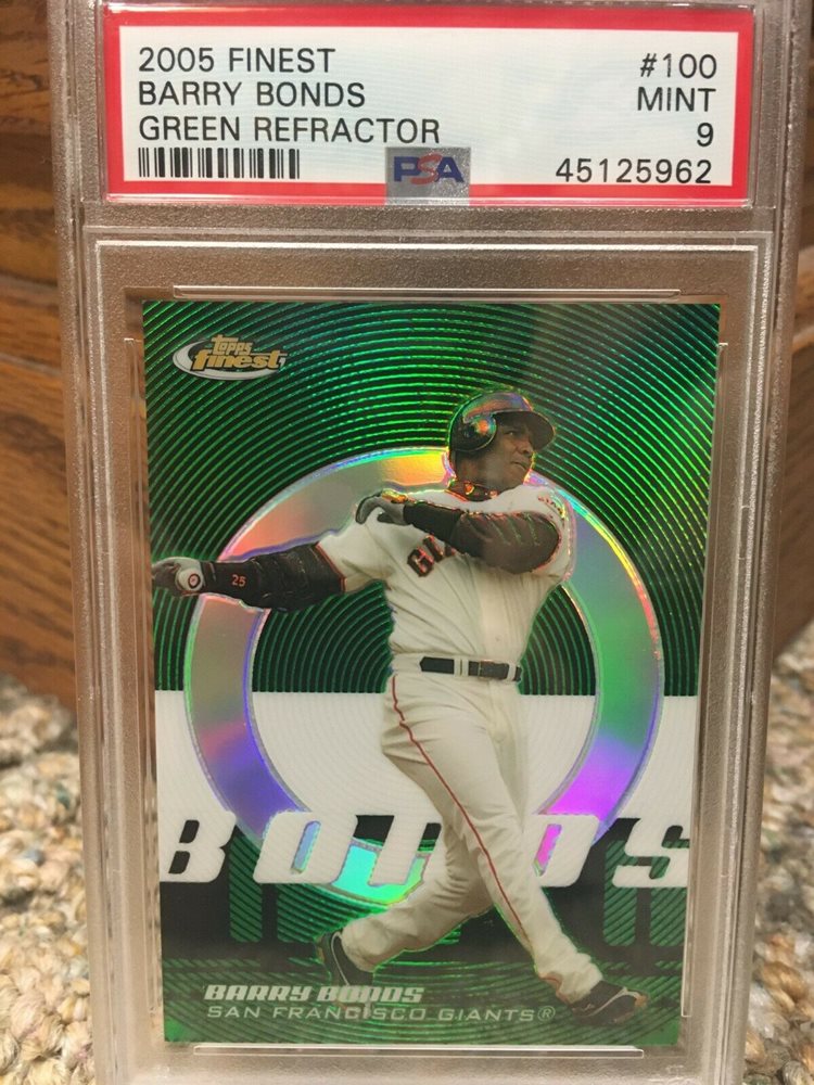 Auction Prices Realized Baseball Cards 2005 Finest Barry Bonds 