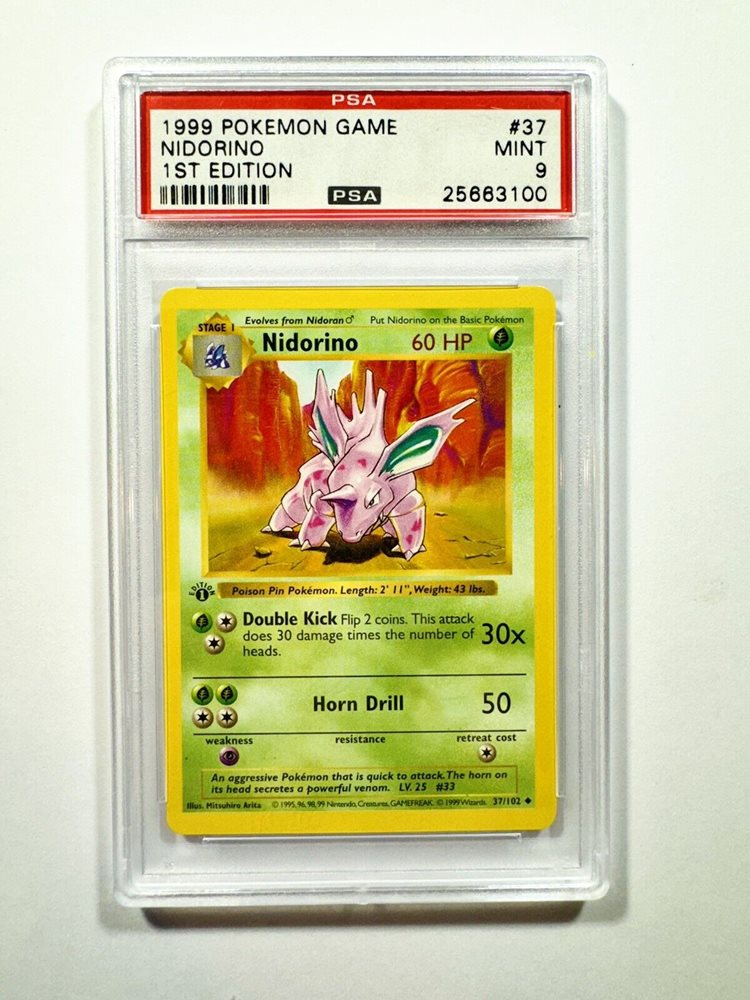 PSA 9 ニドリーノ 2001年「web」 Nidorino