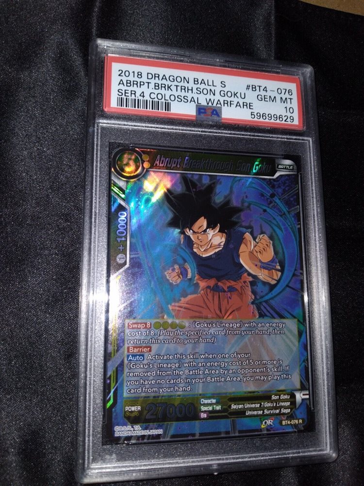 Auction Prices Realized Tcg Cards 2018 DRAGON BALL SUPER
