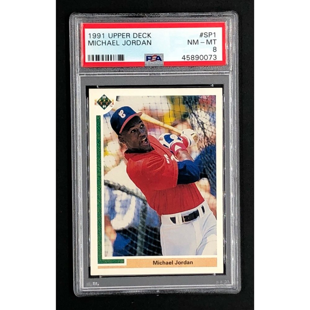 upper deck 1991 michael jordan baseball card