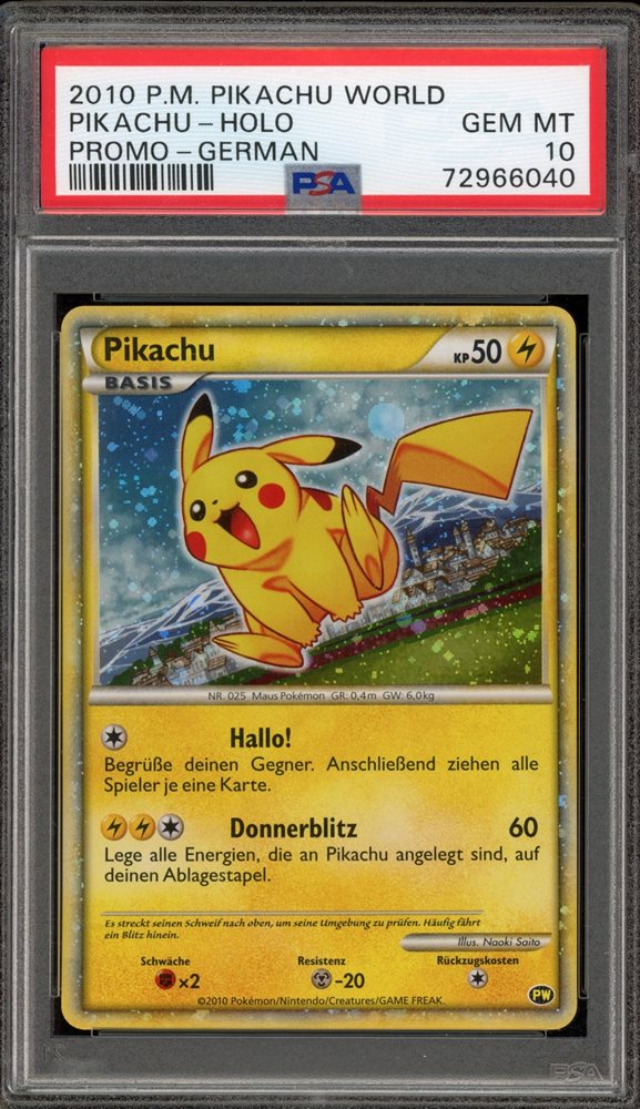 Auction Prices Realized Tcg Cards 2010 POKEMON WORLD COLLECTION