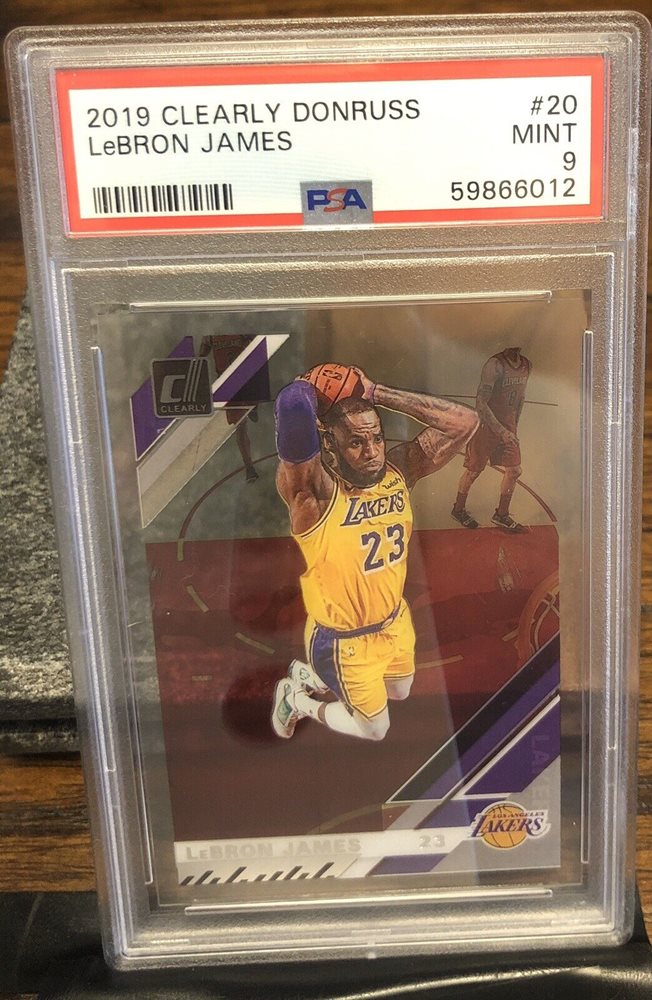その他 nba panini clearly donruss LEBRON JAMES 2019-20 Clearly Donruss LeBron James - Gold - PSA 9 #20 | eBay