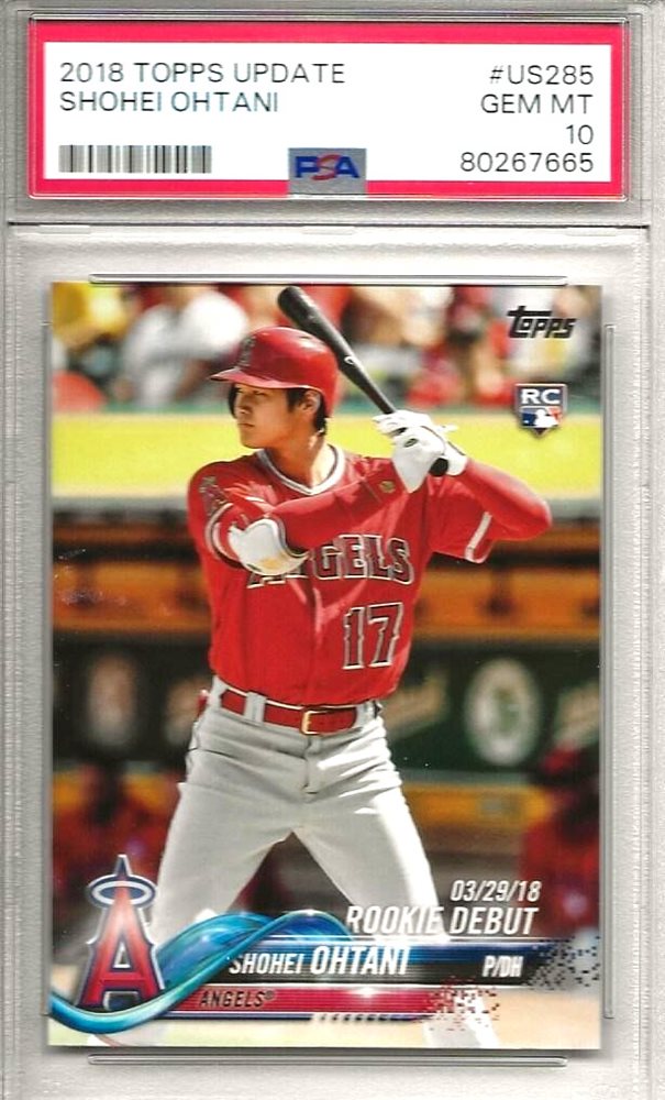 2018 TOPPS UPDATE 大谷翔平 イチロー レインボーフォイルカード