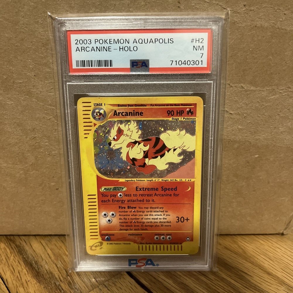 Auction Prices Realized Tcg Cards 2003 POKEMON AQUAPOLIS Arcanine-Holo