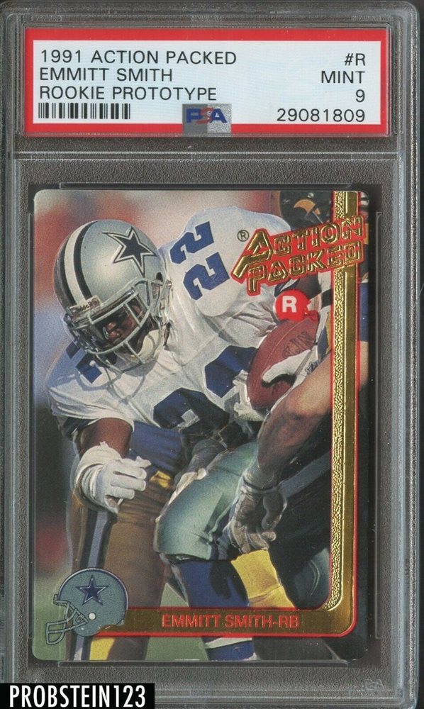 Auction Prices Realized Football Cards 1991 Action Packed Emmitt Smith 