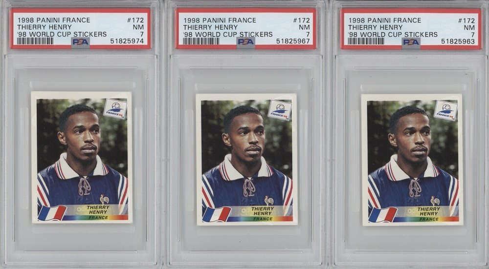 Carte Card Panini Football Cards 1998 France Thierry HENRY RC ROOKIE #104 Monaco