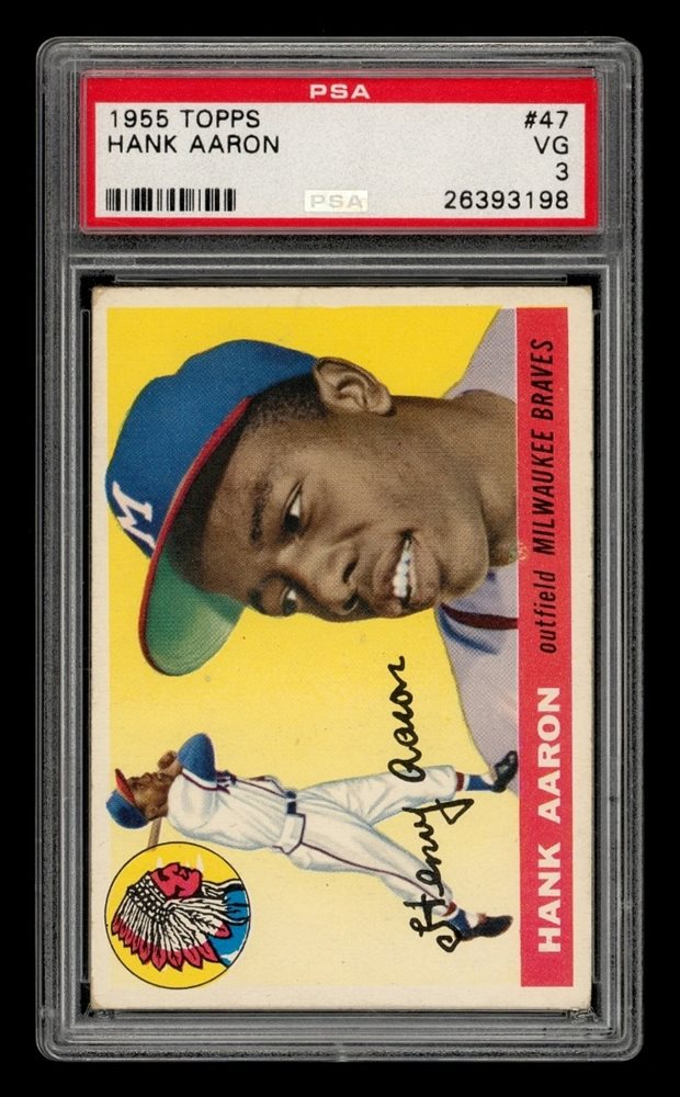 Auction Prices Realized Baseball Cards 1955 TOPPS Hank Aaron