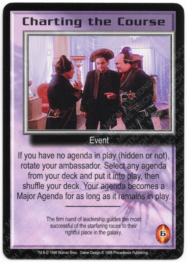 Babylon 5 CCG Great War Promo Card Charting The Course