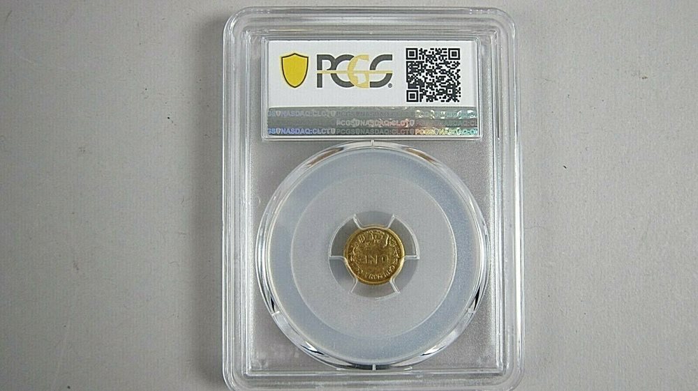 h*送様 【激レア！PCGS誤植品】 安政一分銀 Caタイプ PCGS MS62 California Gold 1915 Eureka One Dollar $1 Coin PCGS MS62 Token X