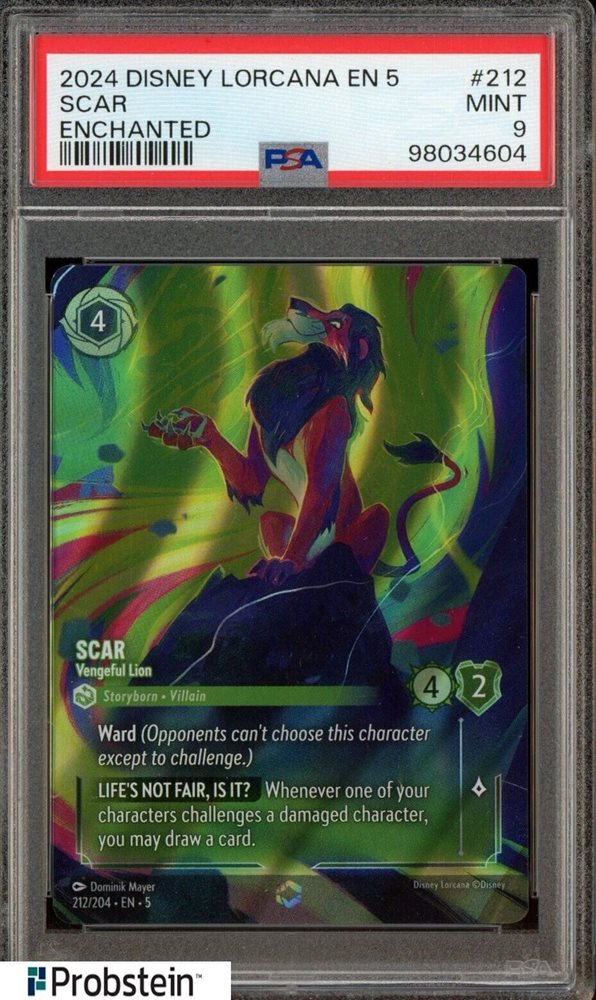 Auction Prices Realized Tcg Cards 2024 Disney Lorcana En 5