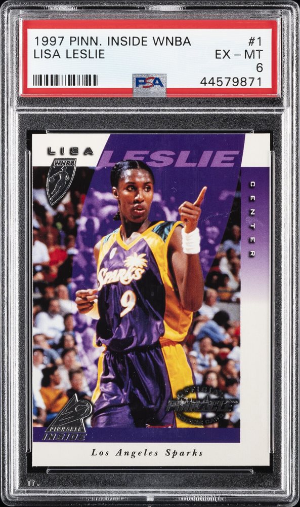 Carte De Collection WNBA 1997 Pinnacle Inside - Lisa Leslie #73 Court Collection, Rookie Rare