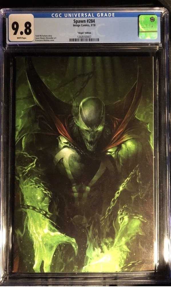 SPAWN 284 FRANCESCO MATTINA VIRGIN VARIANT NM TODD McFARLANE