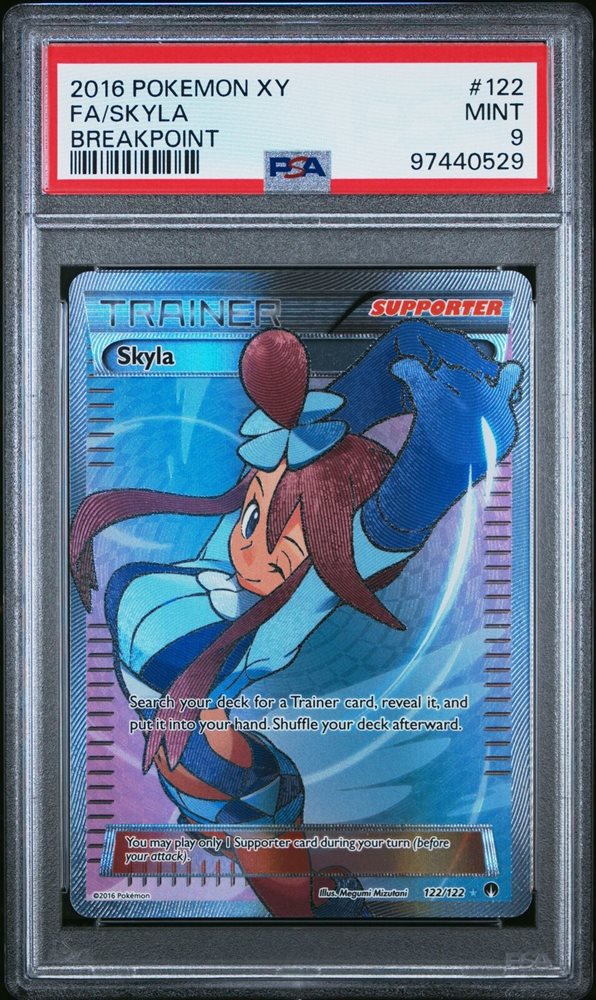 skyla pokemon card full art Pokemon Trading Card Game XY BREAKpoint Ultra Rare Skyla #122 main image 1