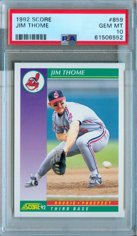 Auction Prices Realized Baseball Cards 1992 SCORE Jim Thome