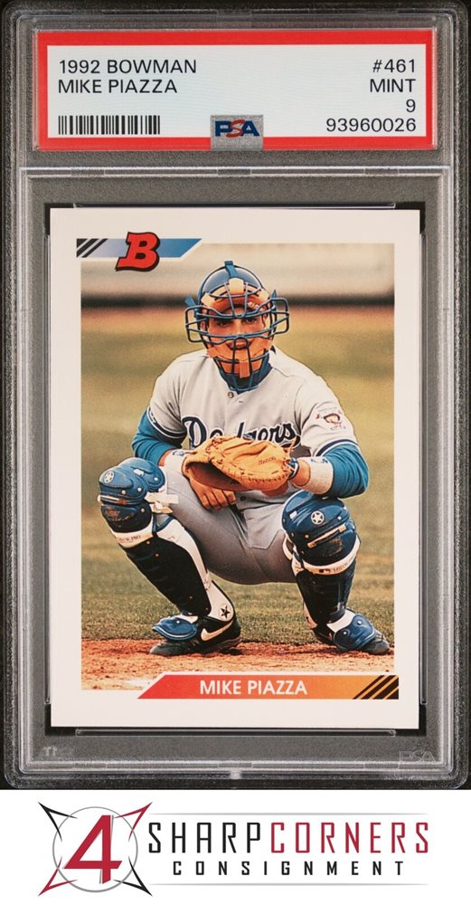92 bowman mike piazza rc GM!!