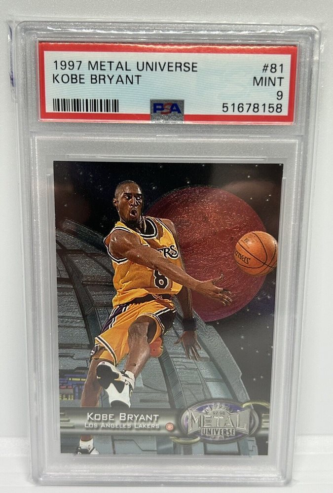 Auction Prices Realized Basketball Cards 1997 Metal Universe Kobe 