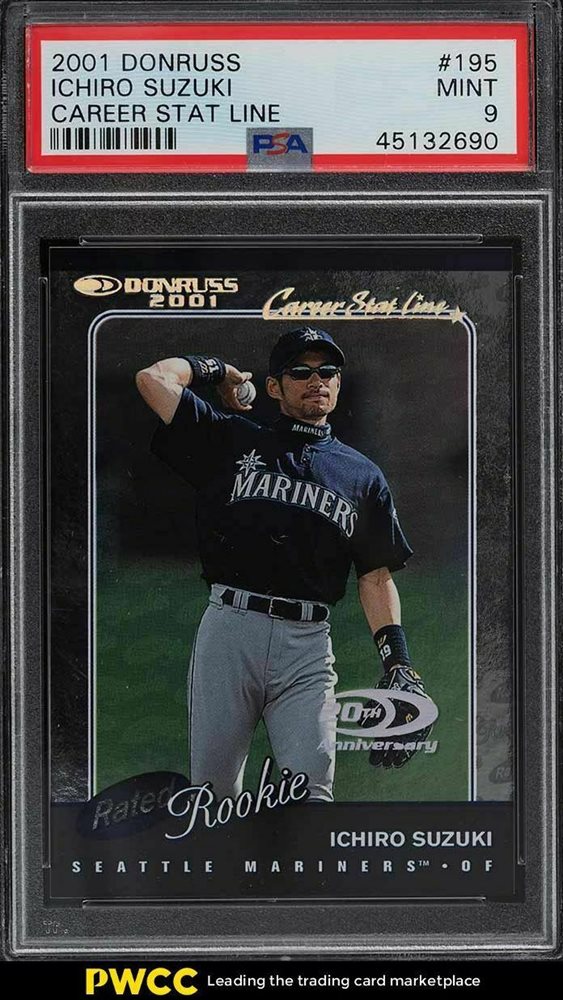 Auction Prices Realized Baseball Cards 2001 Donruss Ichiro Suzuki CAREER STAT LINE