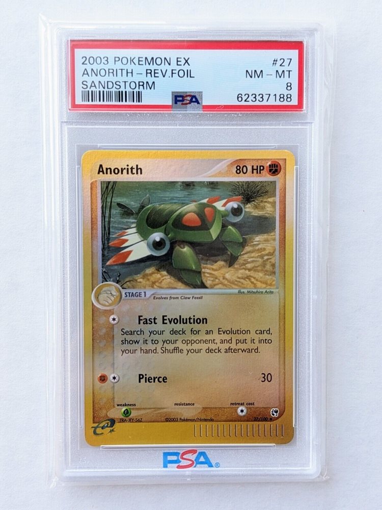 pokemon card anorith Anorith Pokemon Advanced Generation Zukan Nintendo Card Japan Pocket Monsters