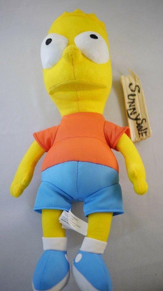 Simpsons Bart TV Plush Stuffed Toy Large 14" Toy Factor