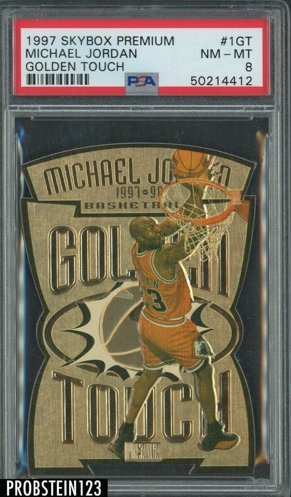 その他 1997 Skybox Premium Golden Touch die-cut Michael Jordan 1997 SkyBox Premium #1GT Golden Touch Price