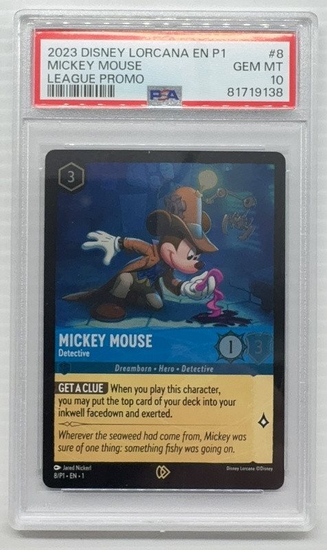 Auction Prices Realized Tcg Cards 2023 DISNEY LORCANA EN P1