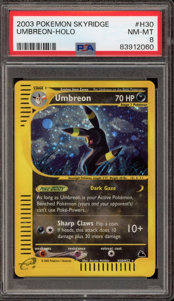 ポケモンカードUmbreon H30/H32 Umbreon H30/H32 Skyridge Holo for sale online | eBay