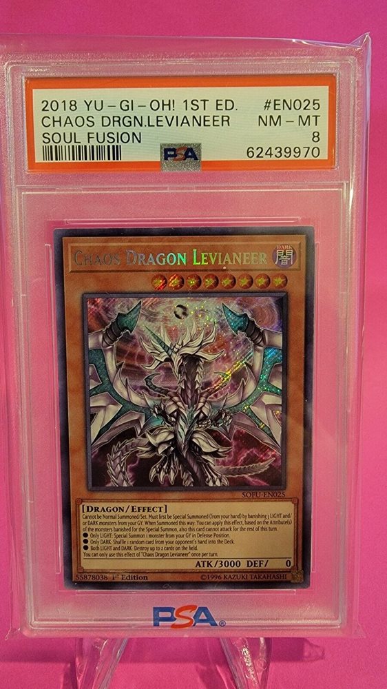 Yu-Gi-Oh! Carta Chaos Dragon Levianeer – SOFU-EN025 – Soul Fusion – 1st Edition – Secret Rare