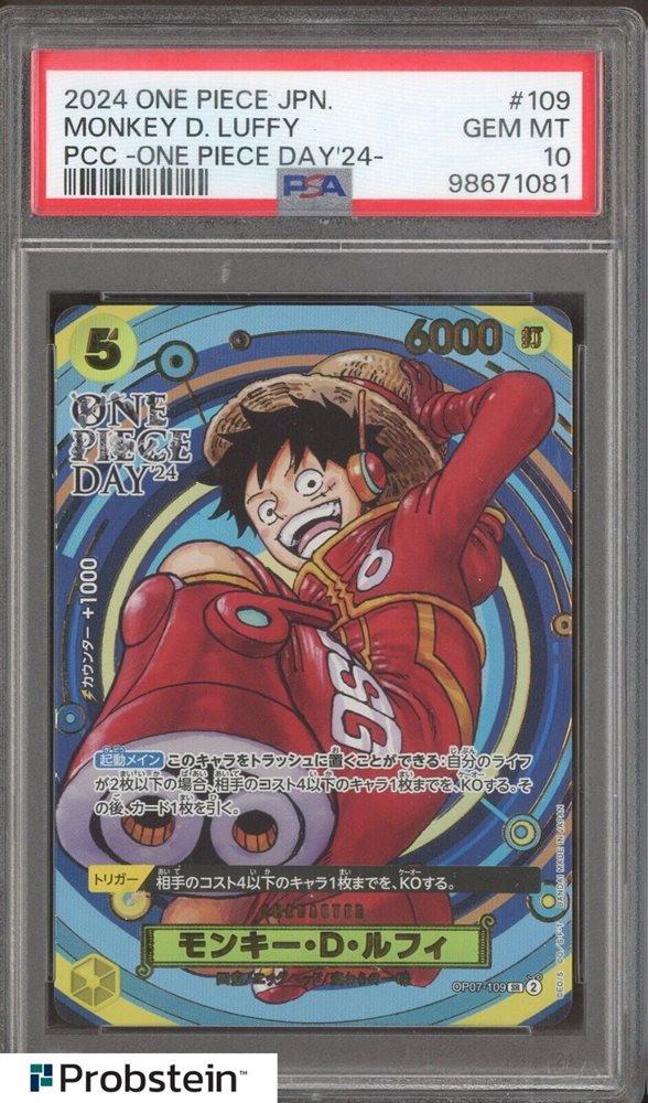 PSA10ドン!!カード(ONE PIECE DAY 2024) Auction Prices Realized Tcg Cards 2024 ONE PIECE JAPANESE