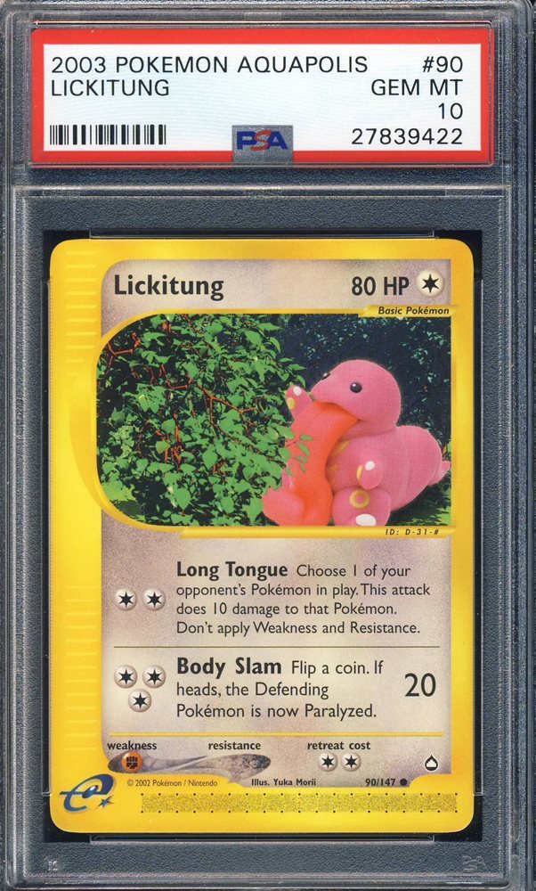 eBay Auction Item 112867389692 Tcg Cards 2003 Pokemon Aquapolis