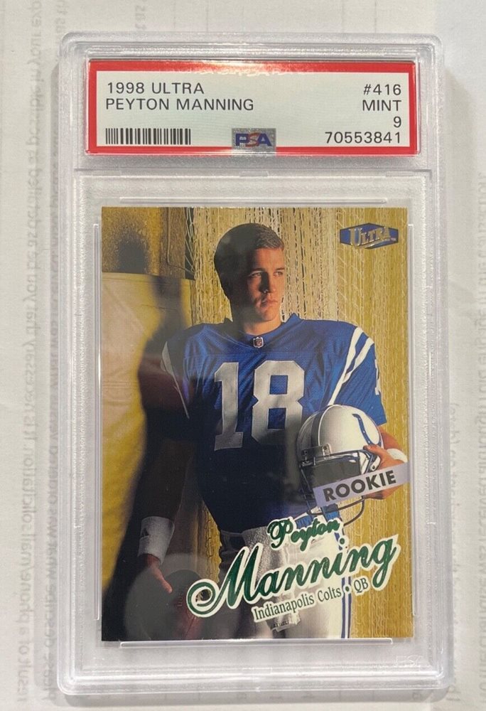 その他 1998 ULTRA PEYTON MANNING ROOKIE Peyton Manning 1998 Ultra Tennessee Rookie Card #201 (3668