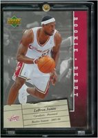 upper deck lebron james rookie