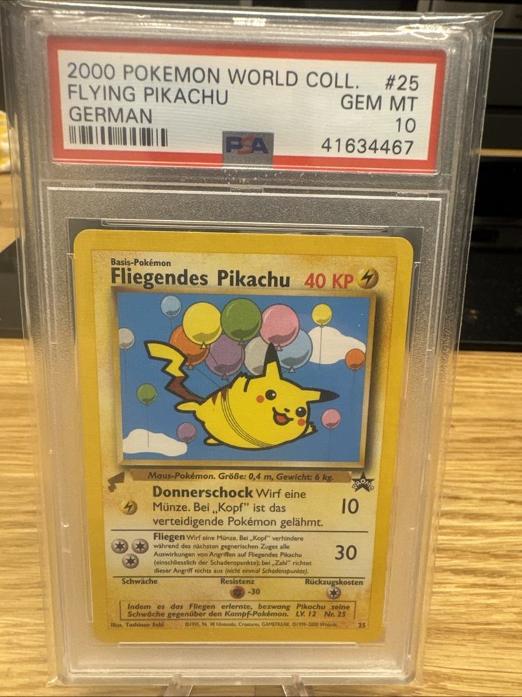 Auction Prices Realized Tcg Cards 2000 POKEMON PIKACHU WORLD