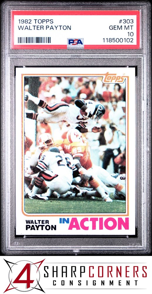 Auction Prices Realized Football Cards 1982 TOPPS Walter Payton