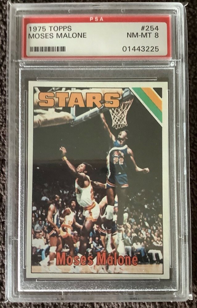 Auction Prices Realized Basketball Cards 1975 Topps Moses Malone