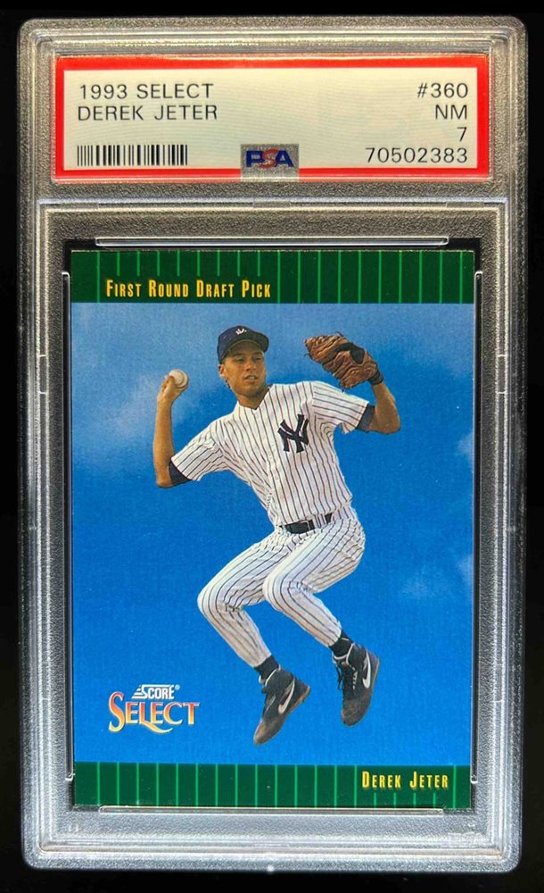 1993 デレク・ジータ　psa7 Auction Prices Realized Baseball Cards 1993 SELECT Derek Jeter