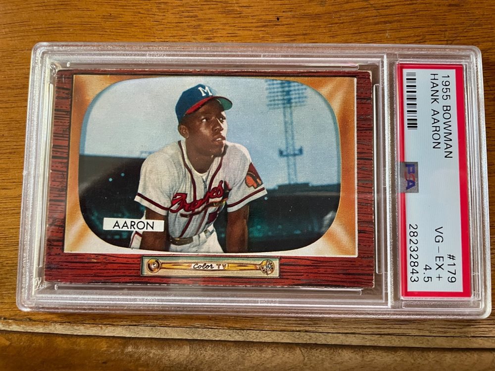Auction Prices Realized Baseball Cards 1955 BOWMAN Hank Aaron