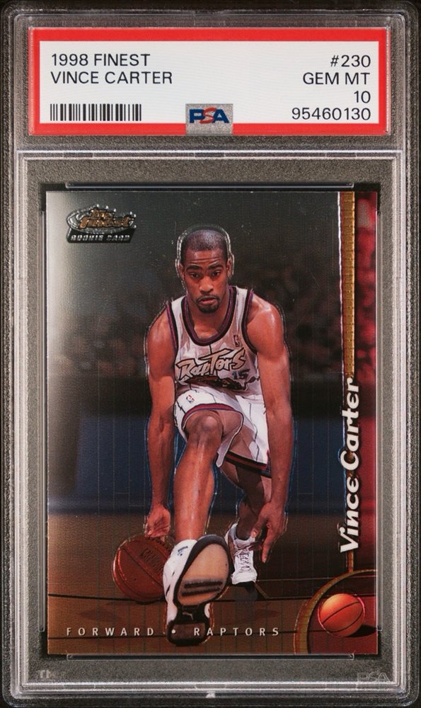 ビンスカーター  NBA 1998 SPx FINITE  #215 PSA7 ビンスカーター NBA 1998 SPx FINITE #215 PSA7の通販 by りっぱ