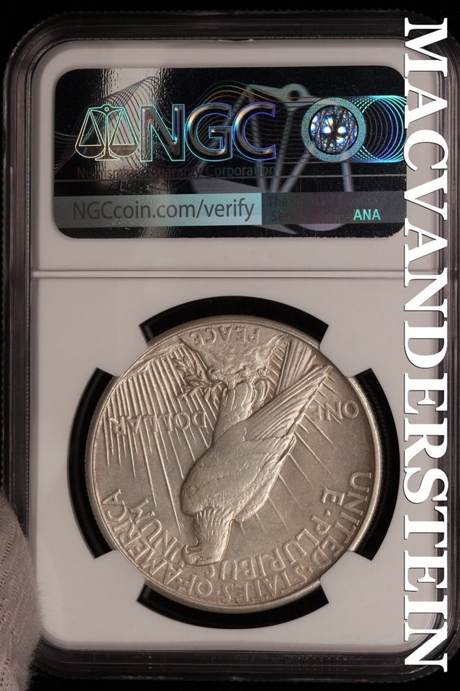 1921 Peace Dollar NGC AU Details