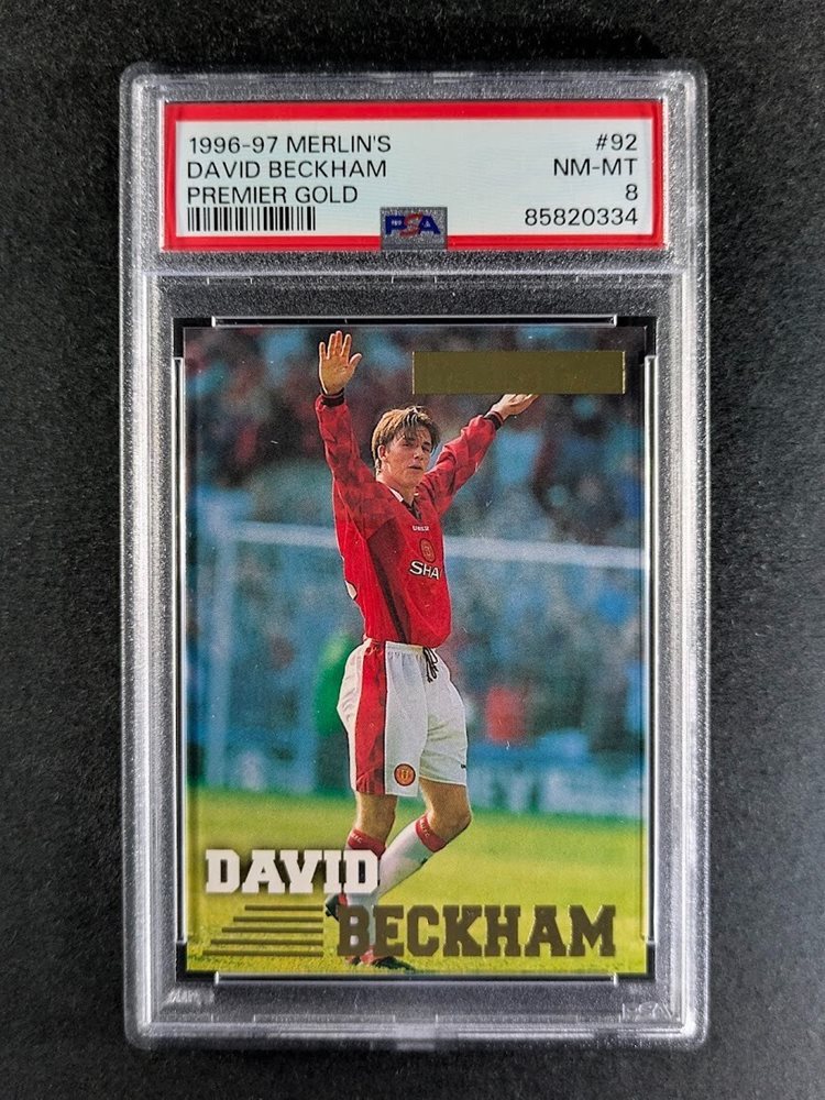 Merlin’s Premier Gold   Beckham　ベッカム Used 1996 Merlin's Premier Gold Beckham David Beckham Rookie