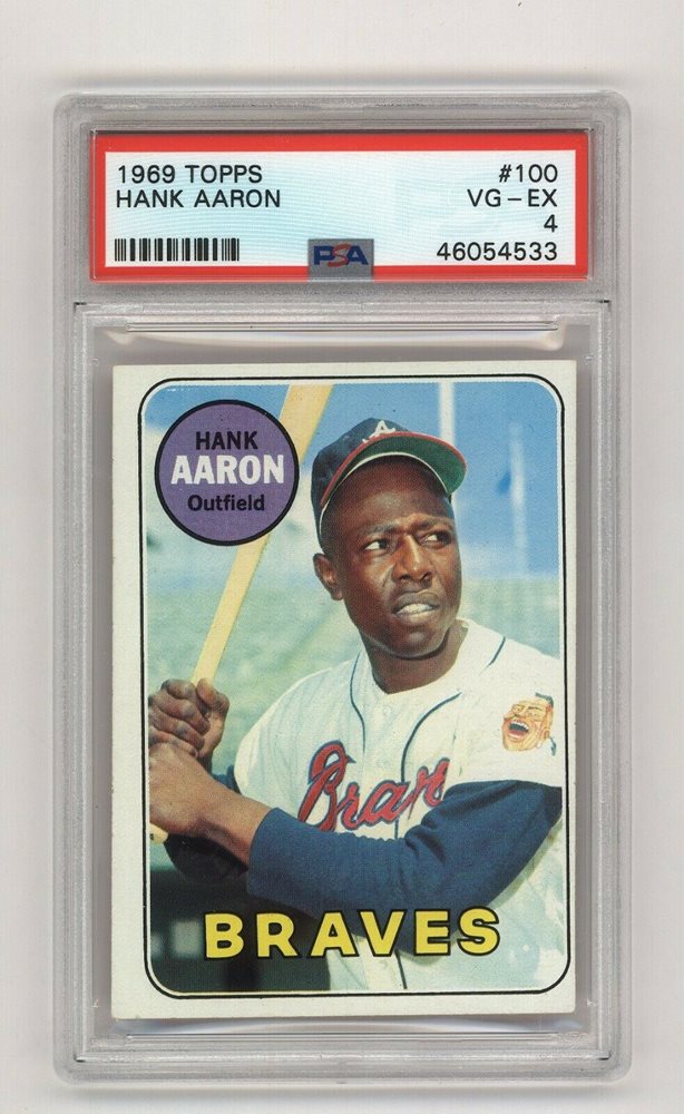 Auction Prices Realized Baseball Cards 1969 Topps Hank Aaron