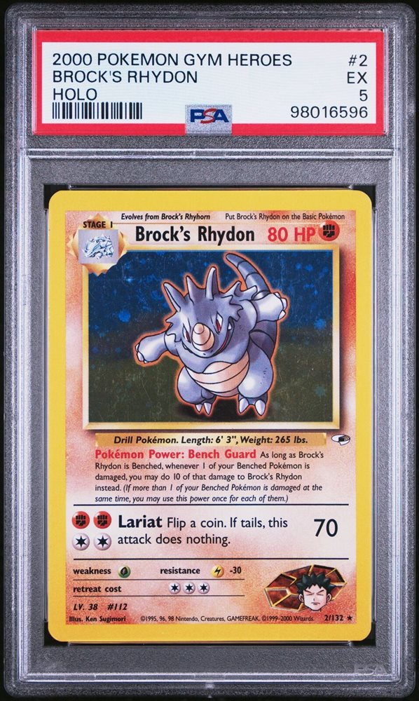 1995 rhydon pokemon card value Pokemon Card Rhyhorn Rhydon 2 set Top Sun 1995 MINT-NM Green Back Japa main image 0