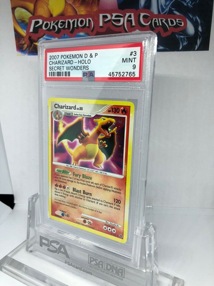 charizard pokemon card 2007 eBay Auction Item 375639252500 Tcg Cards 2007 Pokemon Diamond & Pearl  Secret Wonders