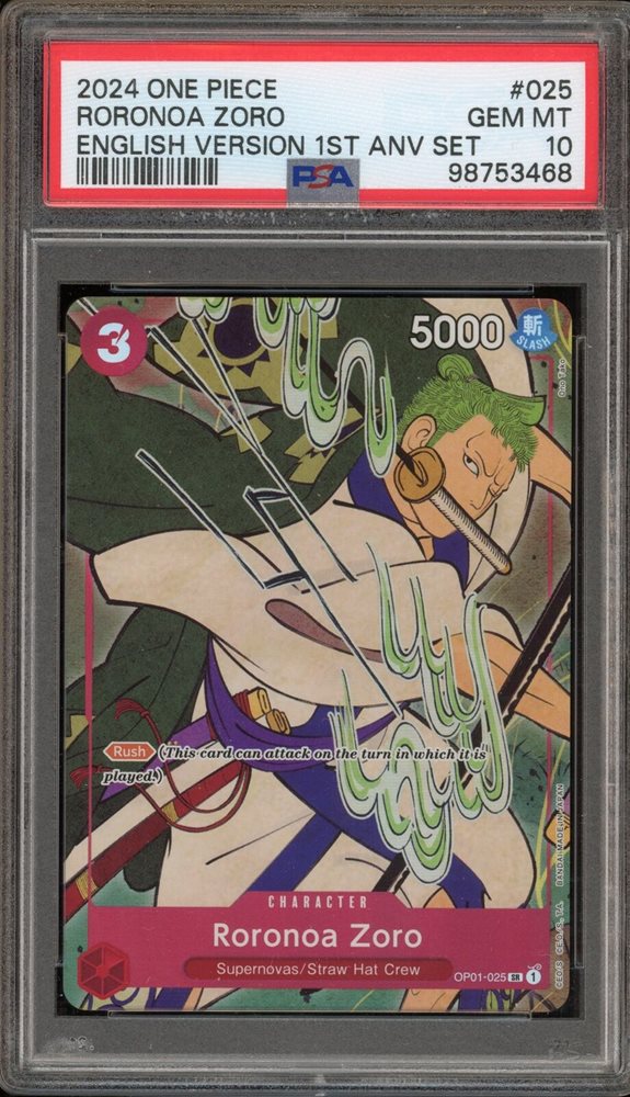 Auction Prices Realized Tcg Cards 2024 ONE PIECE ENGLISH